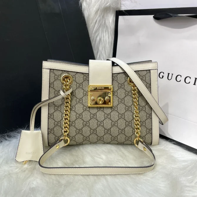 Bolsa Gucci Tiracolo Padlock Média e Cadeado - Imagem 2