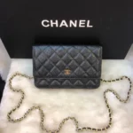 Bolsa Chanel Woc Caviar - Preto/Dourado