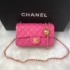 Bolsa Chanel Flap Mini Rosa Escuro