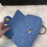 Bolsa Chanel Flap Jeans Mini - Jeans