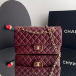 Bolsa Chanel Classic 255-Vinho