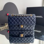 Bolsa Chanel Classic 255-Azul Marinho