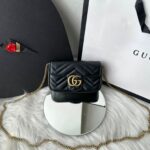 Bolsa GG Marmont Super Mini-Preto