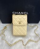 Bolsa Chanel Porta Celular Creme