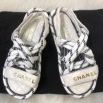 Sandália Chanel Papete Branco