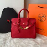 Bolsa Hermes Birkin 30 - Vermelho