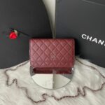 Bolsa Chanel Woc Caviar - Vinho/Prata