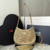 Bolsa Prada Cleo Cristais - Dourado