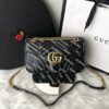 Bolsa Gucci X Balenciaga Marmont - Preto/Dourado