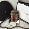 Bolsa Gucci Tiracolo Ophidia - Bege/Marrom