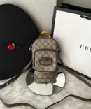 Bolsa Gucci Neo Vintage Mini  - Bege/Marrom