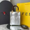 Bolsa Fendi Tote Sunshine Mini - Prata