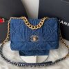 Bolsa Chanel 19 Jeans - Azul Escuro