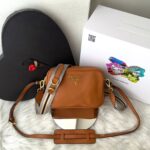 Bolsa Prada Daino Vitello - Caramelo