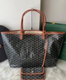 Bolsa Goyard ST Louis Grande - Preto/Caramelo