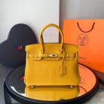 Bolsa Hermes Birkin 30 - Amarelo Dourado