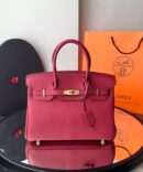 Bolsa Hermes Birkin 30 - Fucsia/Dourado