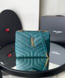 Bolsa YSL Loulou - Azul/Dourado