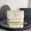 Bolsa YSL Niki G - Branco/Prata