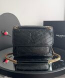 Bolsa YSL Niki G - Preto/Dourado