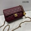 Bolsa Chanel Flap Mini-Vinho