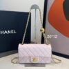 Bolsa Chanel Flap Mini-Rosa Claro