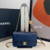 Bolsa Chanel Flap Mini-Azul Marinho