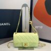 Bolsa Chanel Flap Mini-Amarelo