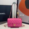 Bolsa Chanel Flap Mini-Rosa Pink