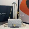 Bolsa Chanel Flap Mini-Cinza