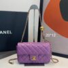 Bolsa Chanel Flap Mini-Lilas