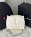 Bolsa YSL Loulou - Branco/Prata