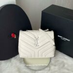 Bolsa YSL Loulou - Branco/Prata