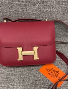 Bolsa Hermes Constance Epsom - Cereja