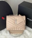 Bolsa YSL Loulou - Nude/Prata