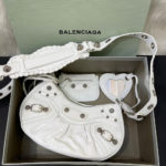 Bolsa Balenciaga Le Cagole XS - Branco