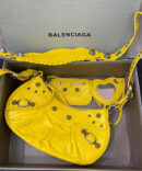 Bolsa Balenciaga Le Cagole XS - Amarelo