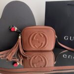 Bolsa GG Disco Soho-Caramelo