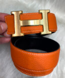 Cinto Hermès Constance Laranja