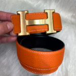 Cinto Hermès Constance Laranja