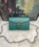 Bolsa Gucci Dionísio com Placa Tiger - Verde