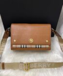 Bolsa Burberry Tiracolo Note - Caramelo