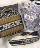 Bolsa Dior Wicker Basket Canvas 