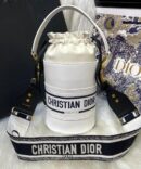 Bolsa Dior Bucket Vibe Pequena Branco