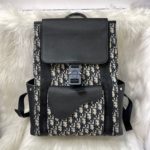 Mochila Dior Saddle Preta