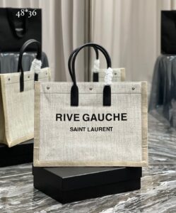 Bolsa Saint Laurent Rive Gauche - Bege