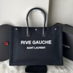 Bolsa Saint Laurent Rive Gauche - Preto