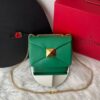 Bolsa Valentino Garavani One Stud - Verde/Dourado