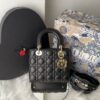 A Bolsa Dior Lady Mini - Preto/Dourado