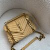 Bolsa Saint Laurent College - Bege/Dourado